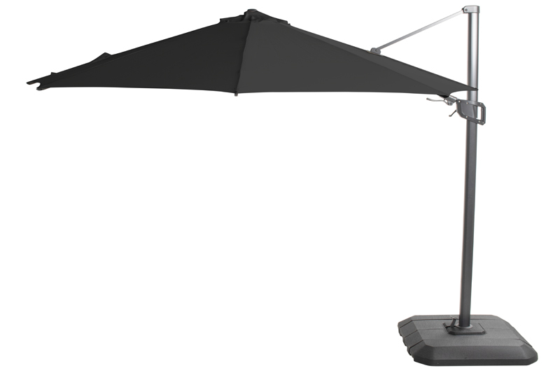 Umbrela solara Shadowflex, R350 poliester, Gri + s...