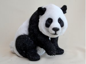 Element decor Ursul panda așezat H 28cm, L 30, D ...