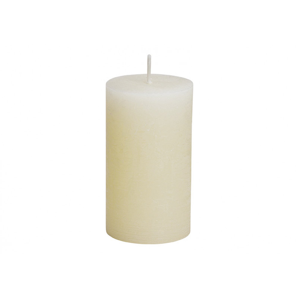 Свеча из воска, кремово-белая,для декора 6,8х12х6,8см