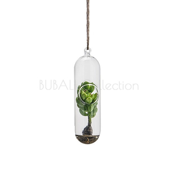 Element decor, planta in vas cu apa,H17CM