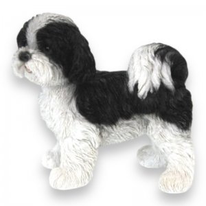 Element decor Catelul Shi Tzu negru 2