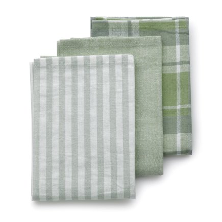 Set 3 buc prosop bucatarie verde  65x45,PASADO