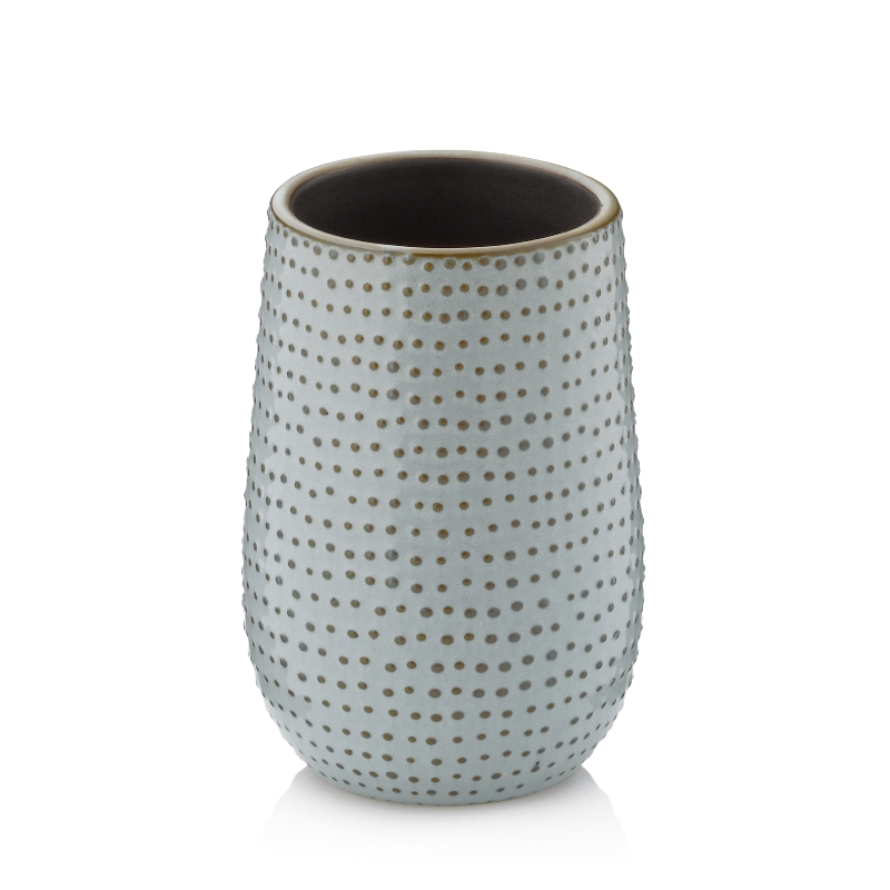 Pahar ceramica gri Dots