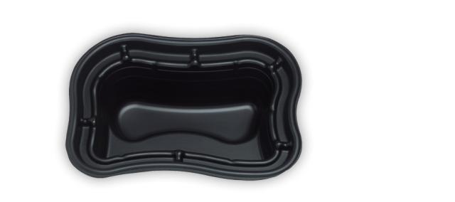 Bazin preformat,plastic 500 litri 178x126x45cm (negru) 581699