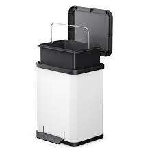 Cos de gunoi HailoUno alb XL de 17 l