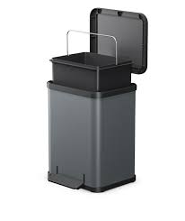 Cos de gunoi HailoUno negru sur mat XL de 17 l