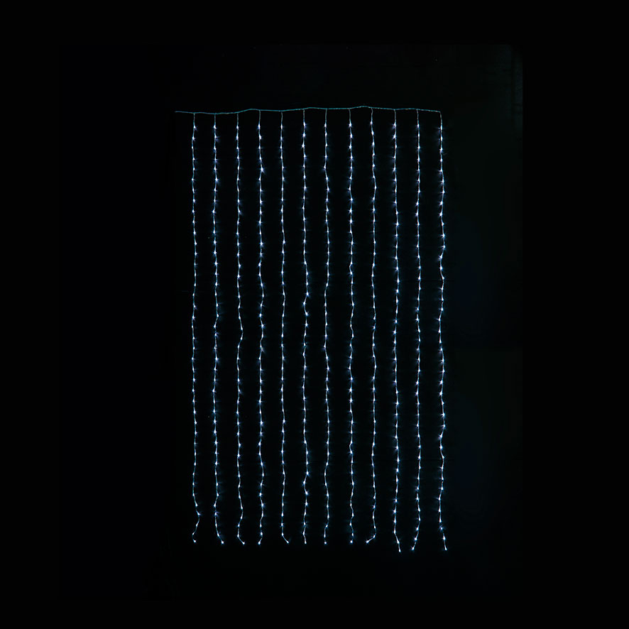 Ghirlanda electrica "CASCADA", 1,5x2,5m, 24V alb