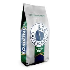 Cafea boabe Borbone GRANI DEK 1 kg 40 % robusta 60 % arabica